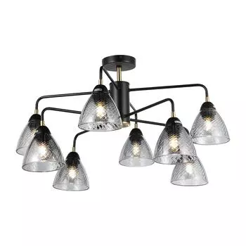 Потолочная люстра IMEX MD.74318-8-S-BK+BR