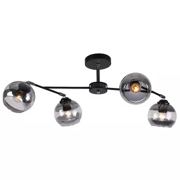 Потолочная люстра IMEX MD.9460-4-S BK+CH