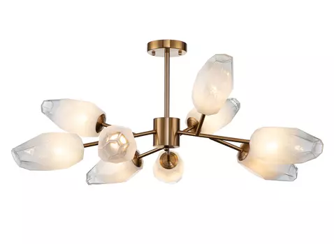 Потолочная люстра Indigo Boccio 13003/9C Brass V000004