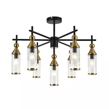 Потолочная люстра Indigo Torazzo V000528 13037/7R Black