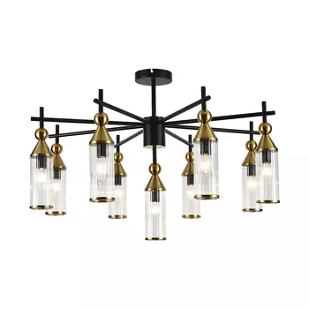 Потолочная люстра Indigo Torazzo V000529 13037/9R Black