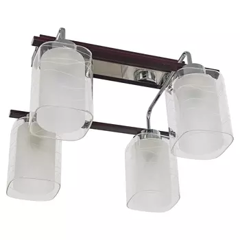 Потолочная люстра ЭкономСвет 050J 050J/4CR+BR WT