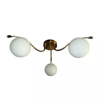 Потолочная люстра ЭкономСвет 10025 10025/3GD WT