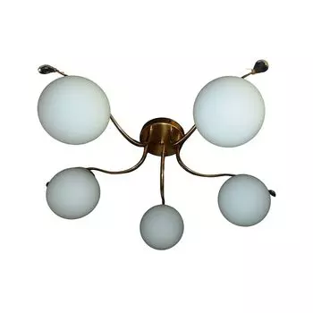 Потолочная люстра ЭкономСвет 10025 10025/5GD WT