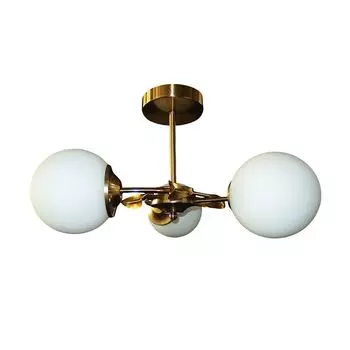 Потолочная люстра ЭкономСвет 10031 10031/3GD WT