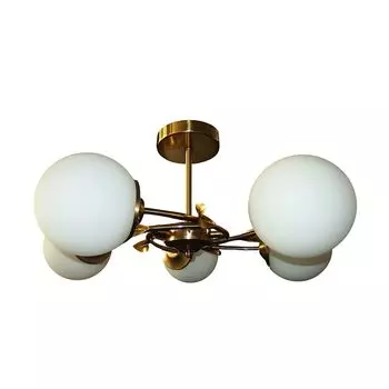 Потолочная люстра ЭкономСвет 10031 10031/5GD WT