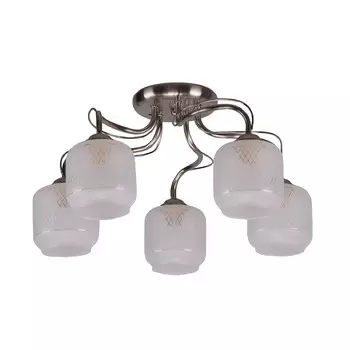 Потолочная люстра ЭкономСвет 10041 10041/5SN WT