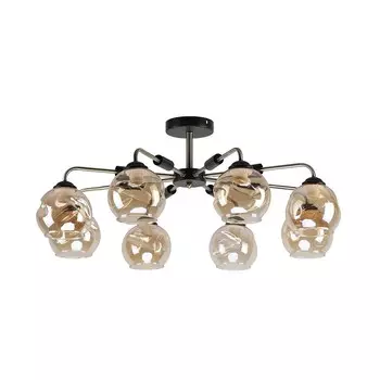 Потолочная люстра ЭкономСвет 10048 10048/AB+BK BR