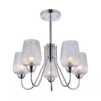 Потолочная люстра ЭкономСвет 11016 11016/5CR CL