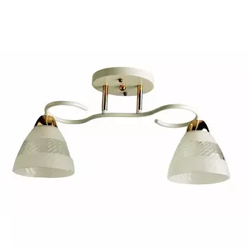 Потолочная люстра ЭкономСвет 11173 11173/2WT+FGD WT+CL