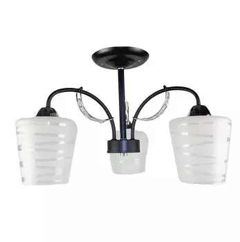 Потолочная люстра ЭкономСвет 12135 12135/3BK+CR WT