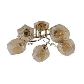 Потолочная люстра ЭкономСвет 12180 12180/5FGD AMB