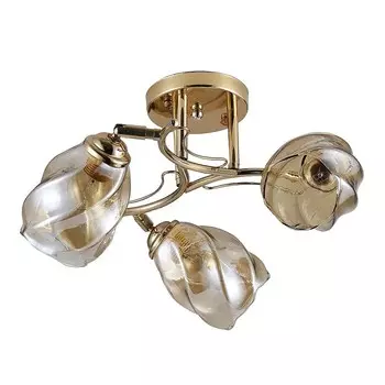 Потолочная люстра ЭкономСвет 12186 12186/3GD AMB