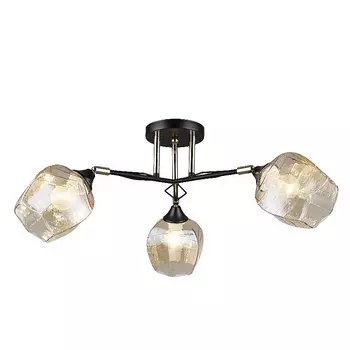 Потолочная люстра ЭкономСвет 12216 12216/3BK+FGD BR