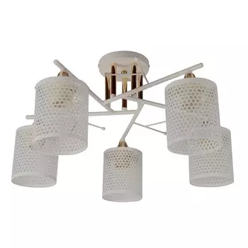 Потолочная люстра ЭкономСвет 12268 12268/5WT+GD WT