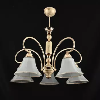 Потолочная люстра ЭкономСвет 13140 13140/5WG+FGD WT