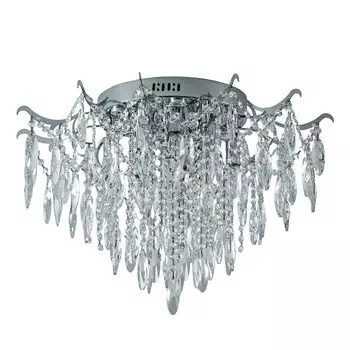 Потолочная люстра ЭкономСвет 15544 15544/8+8CR+CL WTLED