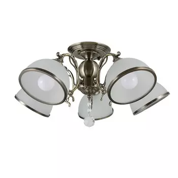 Потолочная люстра ЭкономСвет 28066 28066/5AB WT