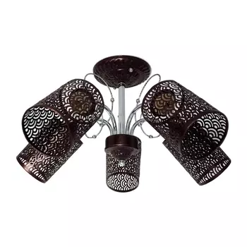 Потолочная люстра ЭкономСвет 32071 32071/5BGD+CR BGD