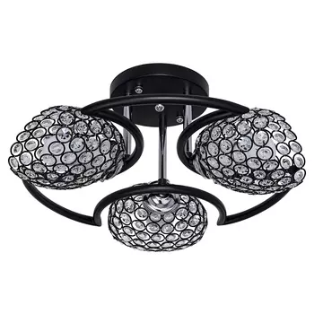 Потолочная люстра ЭкономСвет 33916 33916/3BK+CR BK+CL