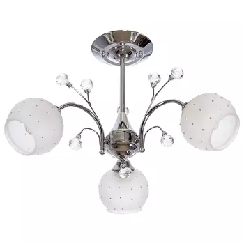 Потолочная люстра ЭкономСвет 3481 3481/3CR WT