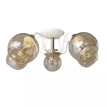 Потолочная люстра ЭкономСвет 50574 50574/5FGD+WT BR