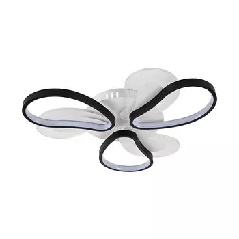 Потолочная люстра ЭкономСвет 51209 51209/3+3WT+BK