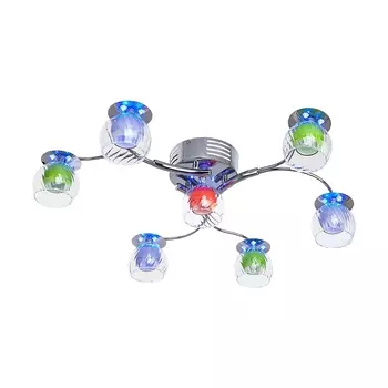 Потолочная люстра ЭкономСвет 7794 7794/7CR RC MIXLED