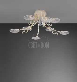 Потолочная люстра La Lampada 7257 PL 7257/4+4.17