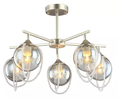 Потолочная люстра Lamplandia Chain L1207-5 CHAIN GOLD, Е14*макс 60Вт