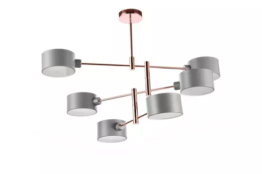 Потолочная люстра Lamplandia Fantom L1220-6 FANTOM GREY, Е14*макс 60Вт