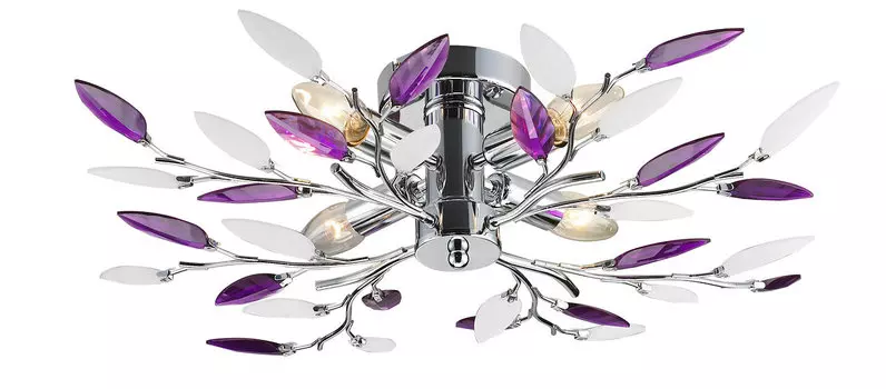 Потолочная люстра Lamplandia Jeny 234-4 JENY PURPLE, E14*макс 40Вт
