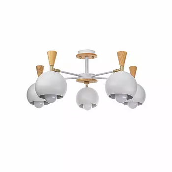Потолочная люстра Lamplandia L1161-5 MORILA WHITE FSC 100% (NC-COC-064