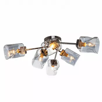 Потолочная люстра Lamplandia L1198-6 SMOKEWIND, Е14*макс 40Вт
