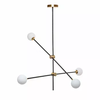 Потолочная люстра Lamplandia L1232-4 MUSTAKIVI, G9*макс 40Вт