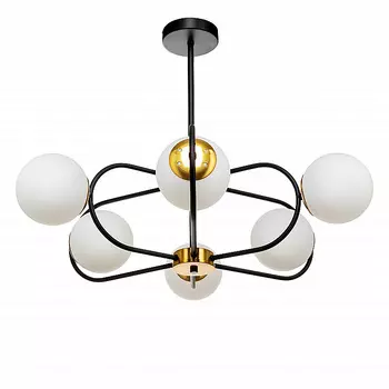 Потолочная люстра Lamplandia L1441 BLOB TWIST, 6*E14*макс 40Вт