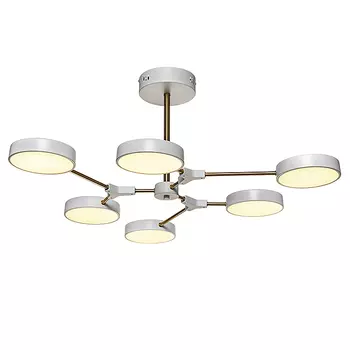 Потолочная люстра Lamplandia L1449 PINION WHITE, LED 6*10Вт