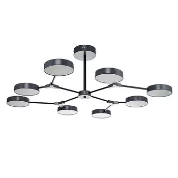 Потолочная люстра Lamplandia L1450 PINION GREY, LED 8*10Вт