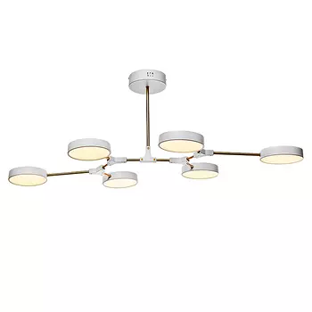 Потолочная люстра Lamplandia L1458 SATELLITE WHITE, LED 6*10Вт