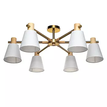 Потолочная люстра Lamplandia L1496 TEXTILE BRONZE FSC 100% (NC-COC-064