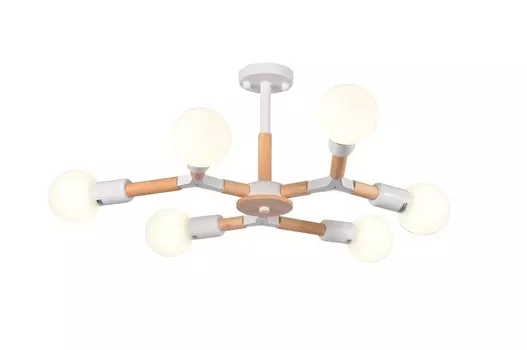 Потолочная люстра Lamplandia Molecula L1187-6 MOLECULA WHITE, Е27*макс 40Вт