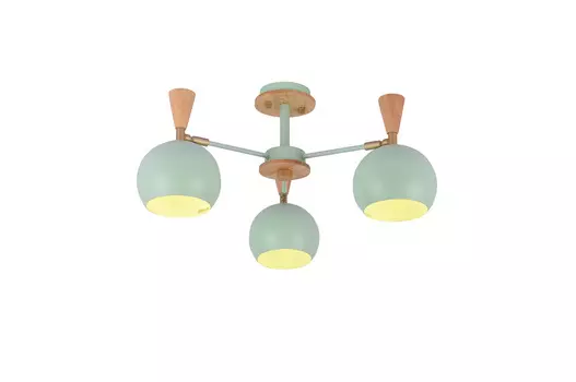 Потолочная люстра Lamplandia Morila L1162-3 MORILA GREEN, Е27*40Вт