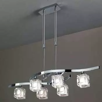 Потолочная люстра Mantra Cuadrax 0955