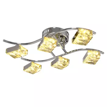 Потолочная люстра Максисвет 1663 1-1663-6-CR Y LED