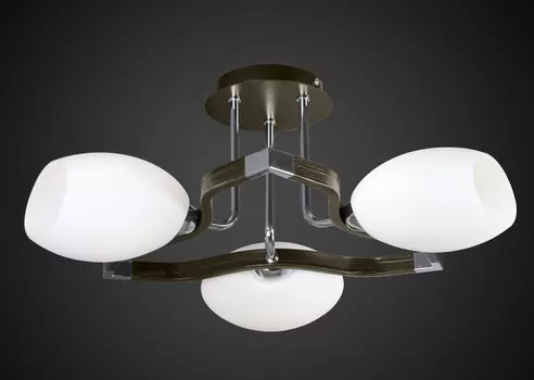 Потолочная люстра Максисвет 1-2108-3-CR+DWE E14