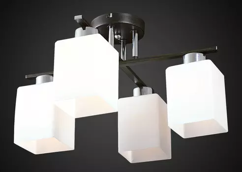 Потолочная люстра Максисвет 1-6101-4-CR+DWE E27