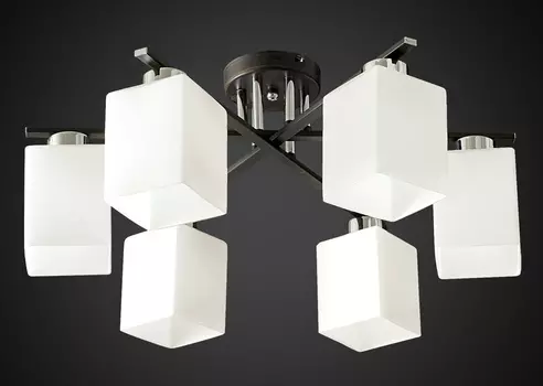 Потолочная люстра Максисвет 1-6101-6-CR+DWE E27