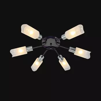 Потолочная люстра Максисвет 1-8558-6-BK+CR E14