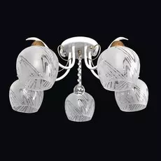 Потолочная люстра Максисвет 1-8800-5-WH+GL E27