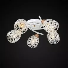 Потолочная люстра Максисвет 1-9350-5-WH+GL E27